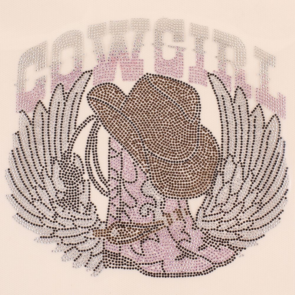 DIY Glitter transfer Cowgirl Boots