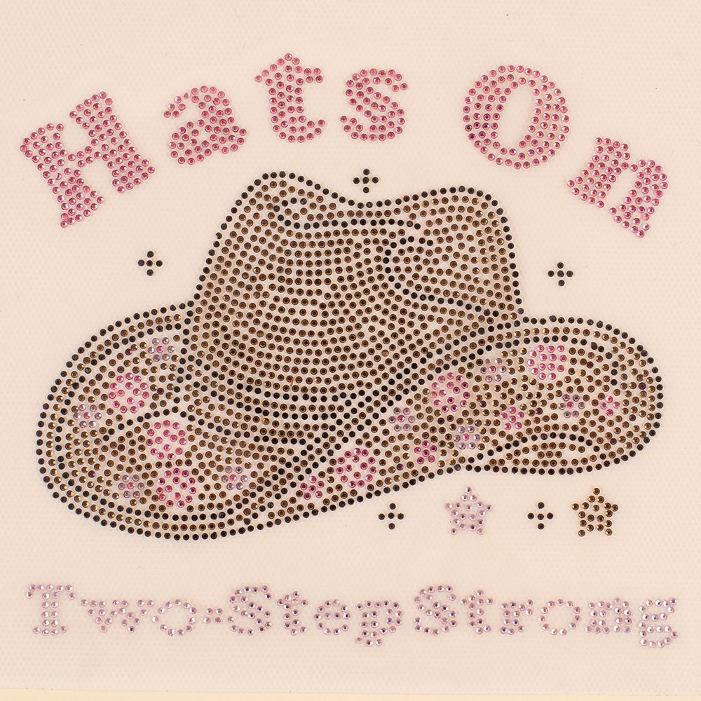 DIY Glitter transfer Hats on