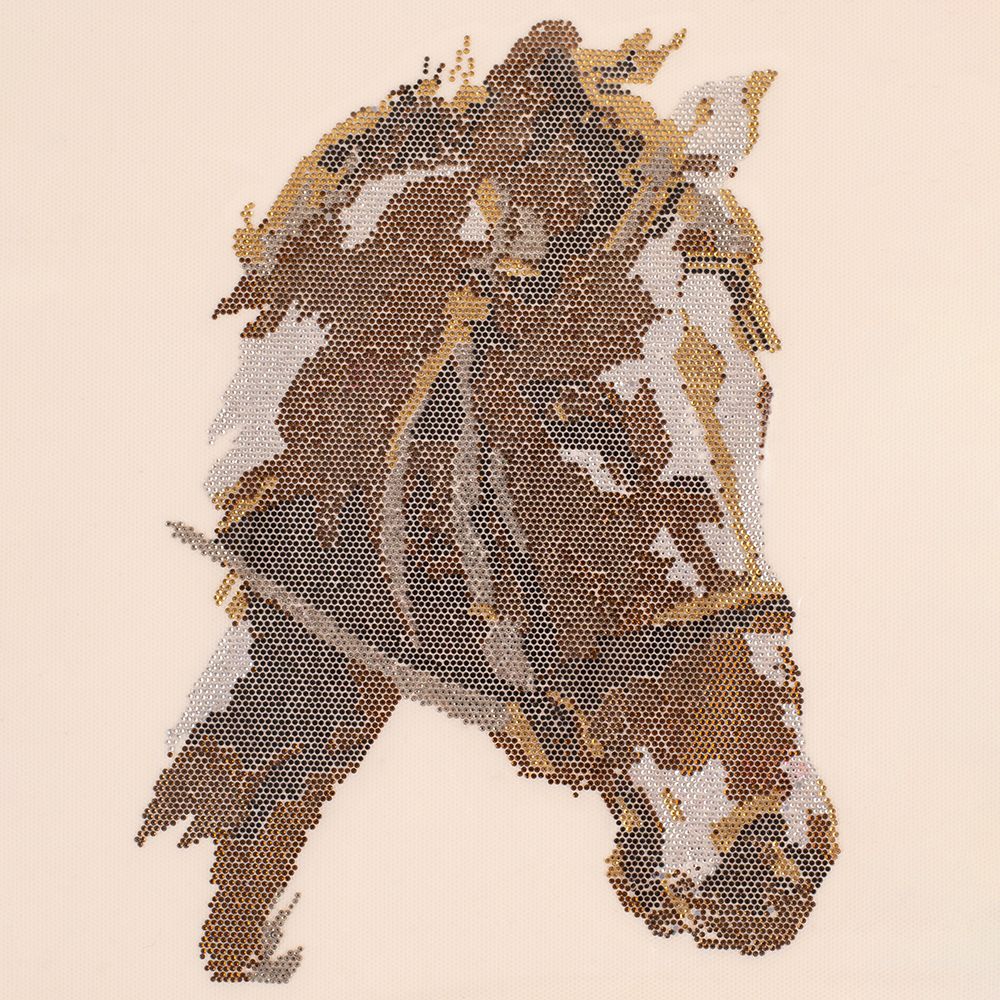 DIY Glitter transfer Horse