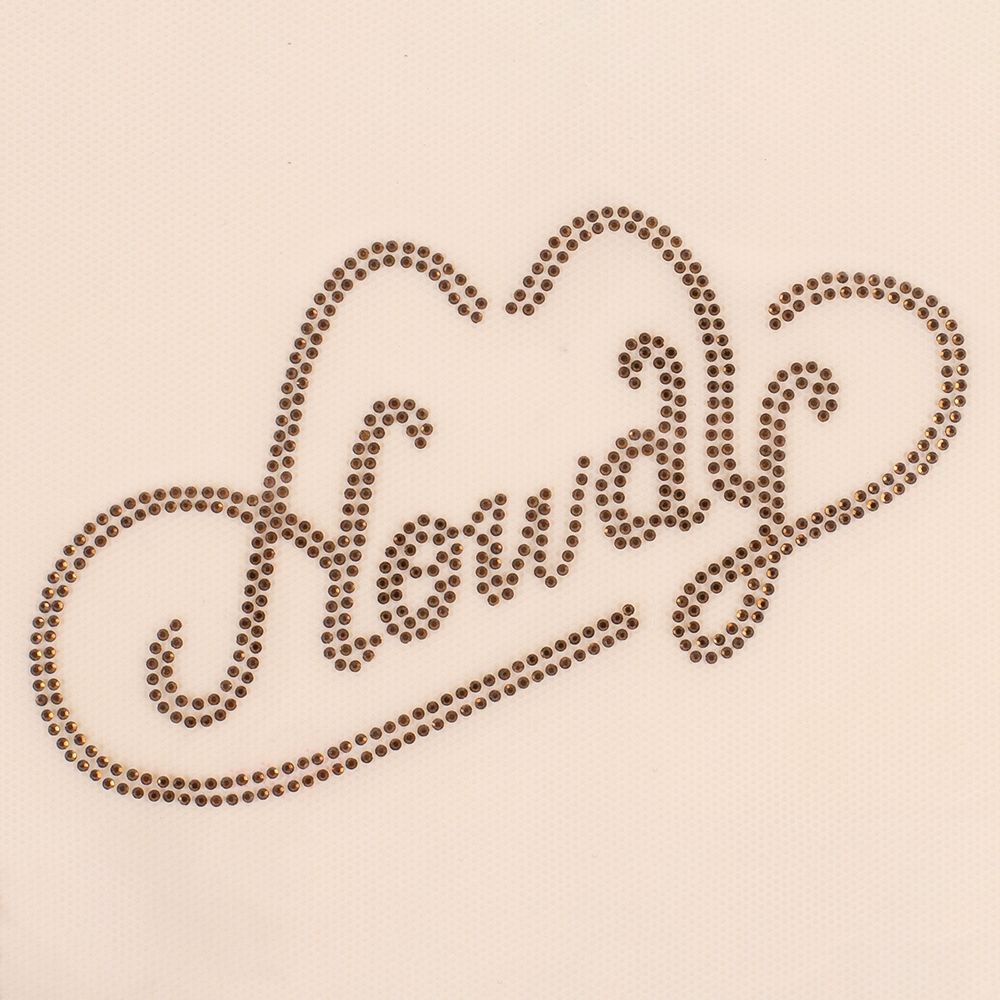 DIY Glitter transfer Howdy