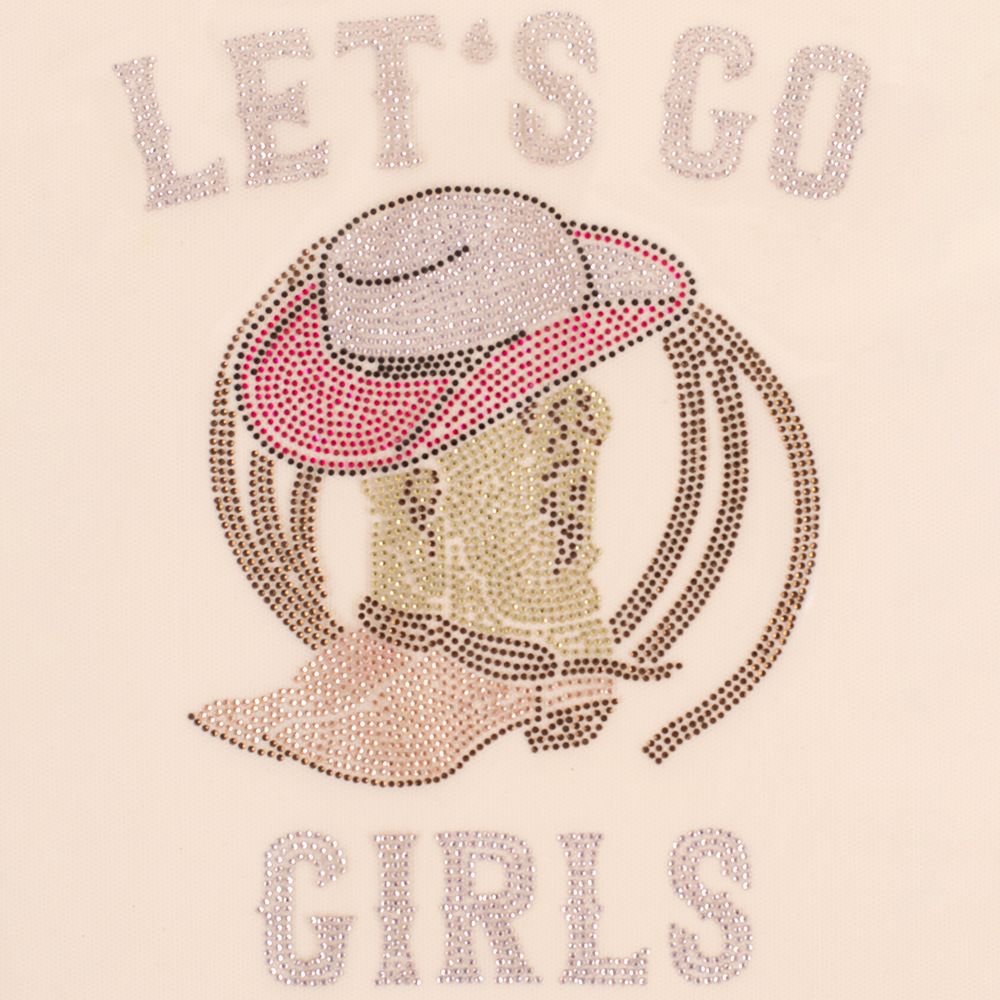 DIY Glitter transfer Let's Go Girls