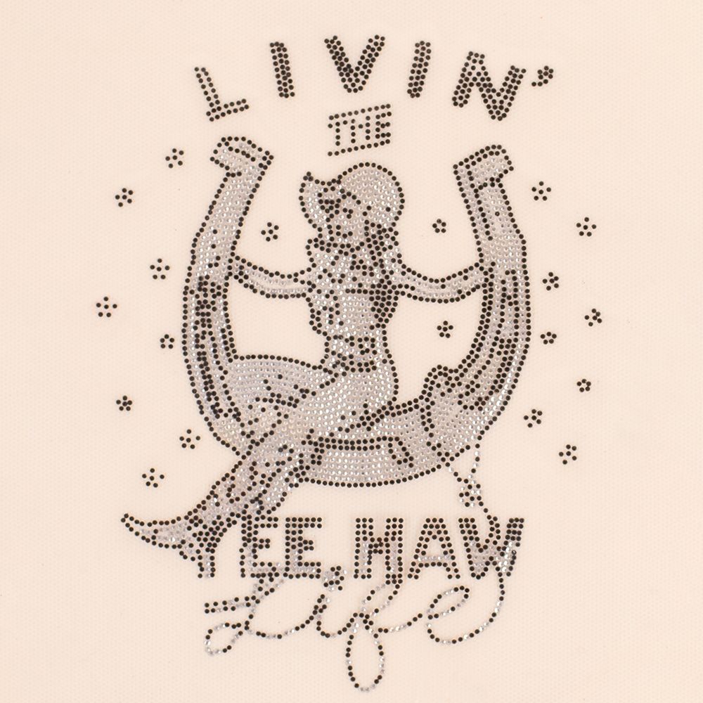 DIY Glitter transfer Livin' the yeehaw life