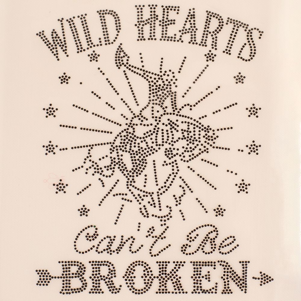 DIY Glitter transfer Wild Hearts