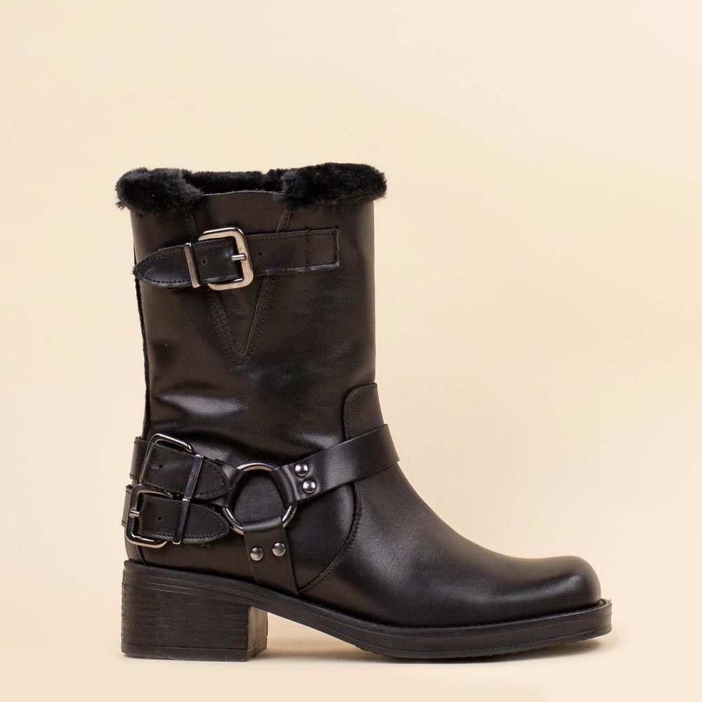 La Pintura Pelle Nubuck black fur