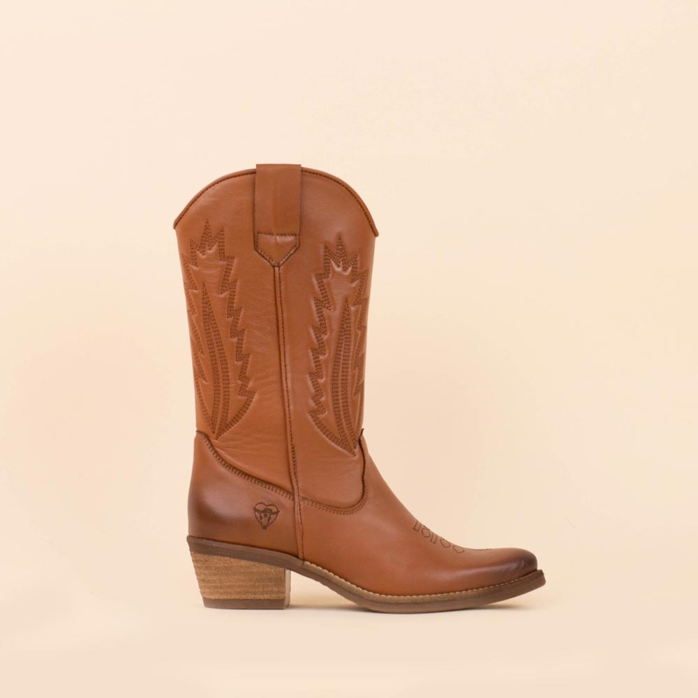 La Pintura cowboyboots Varsy bruin
