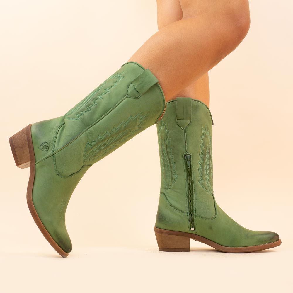 La Pintura boots Varsy groen