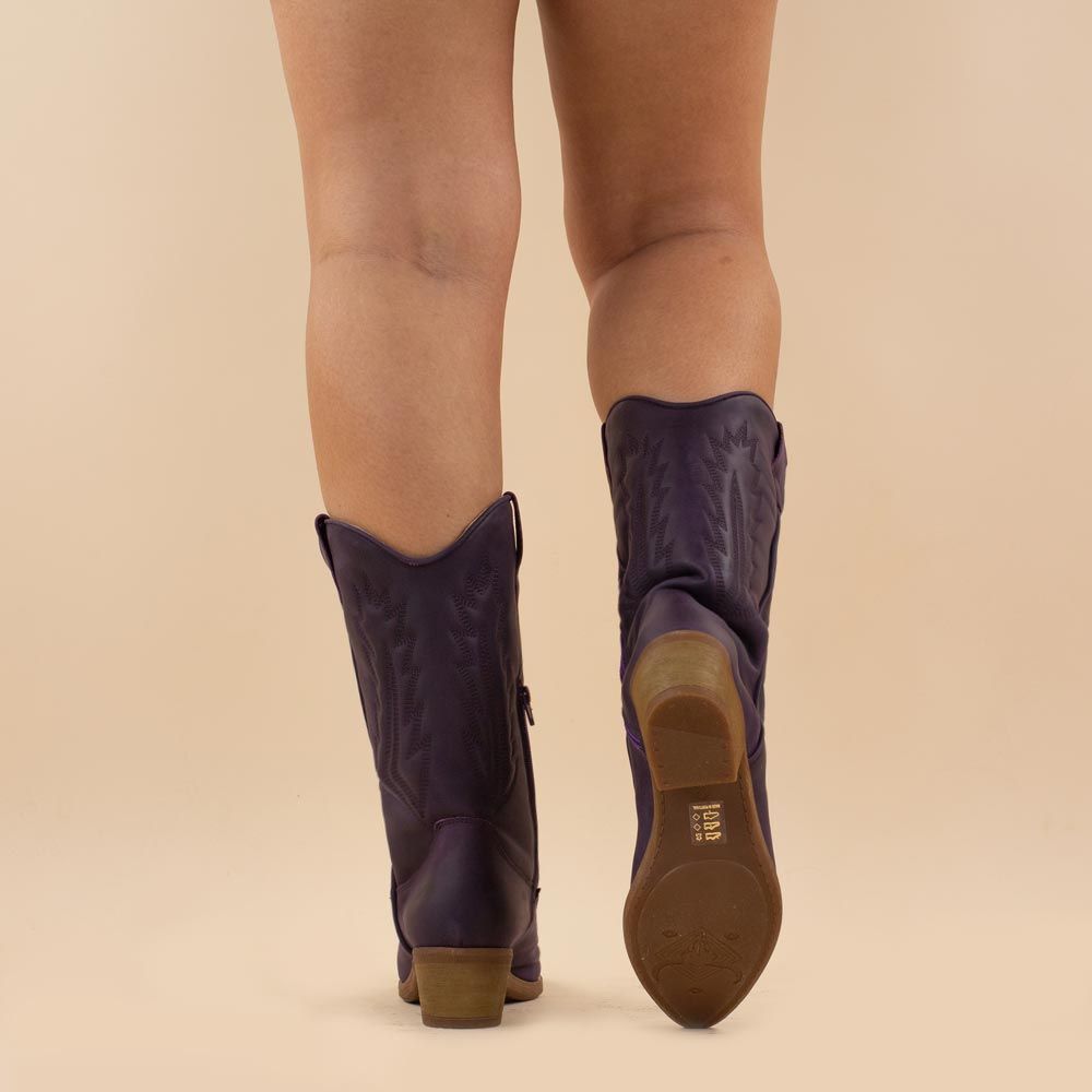 Botas La Pintura Varsy moradas