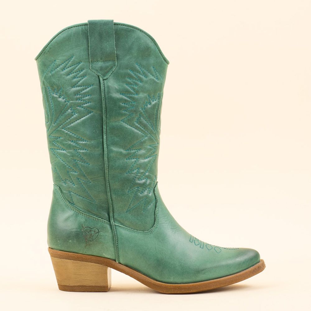 La Pintura cowboyboots Varsy Petrol
