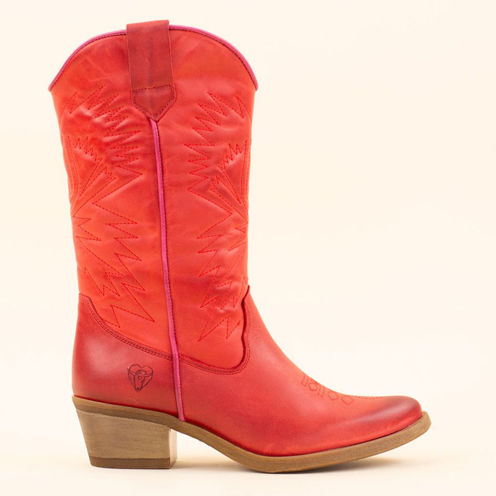 La Pintura cowboyboots Varsy Red