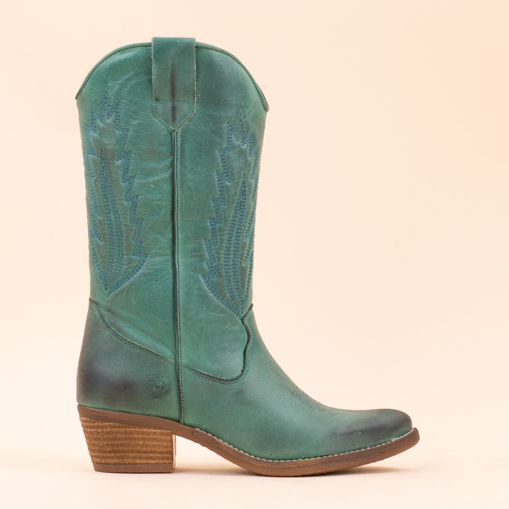 La Pintura boots Varsy teal