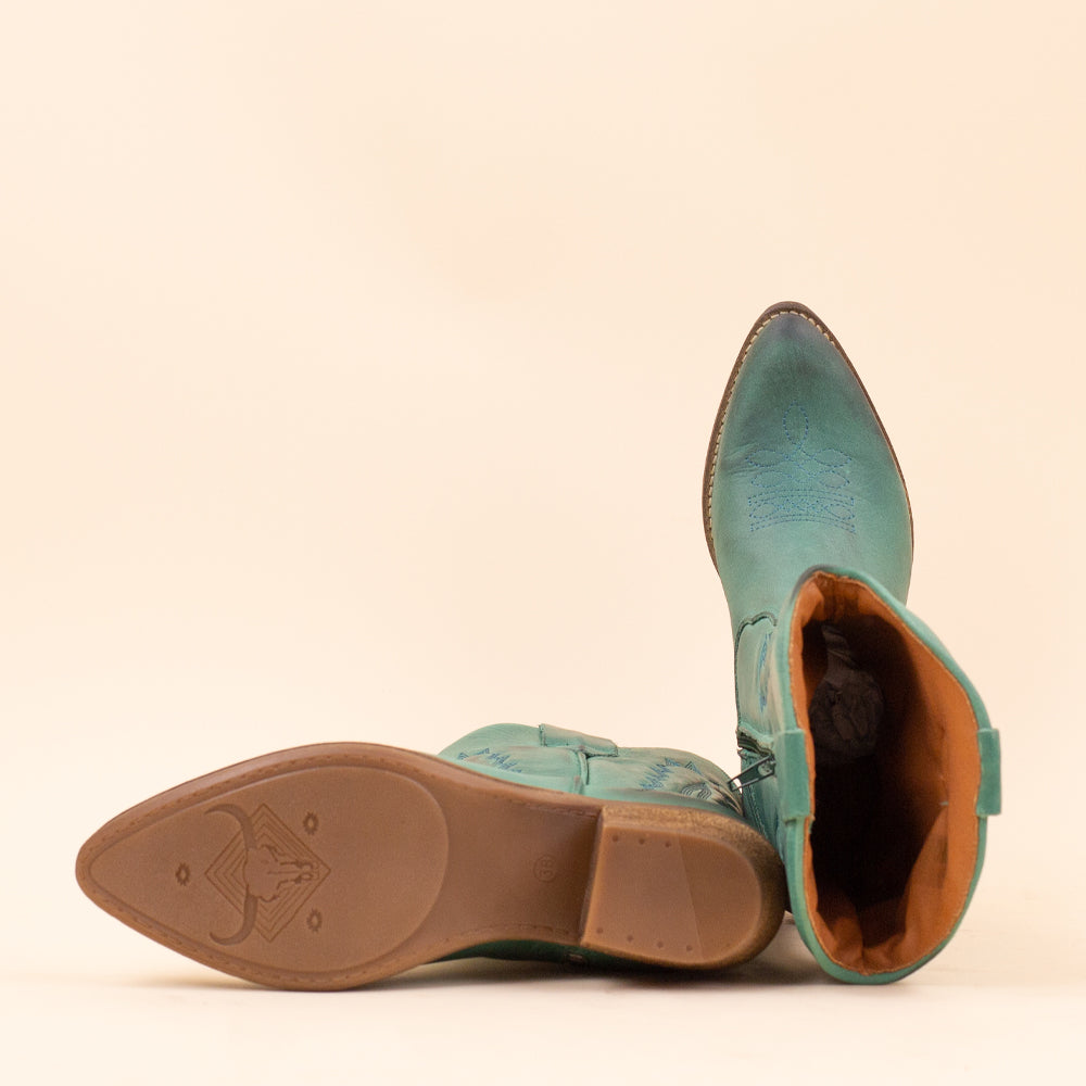 Botas La Pintura Varsy verde azulado