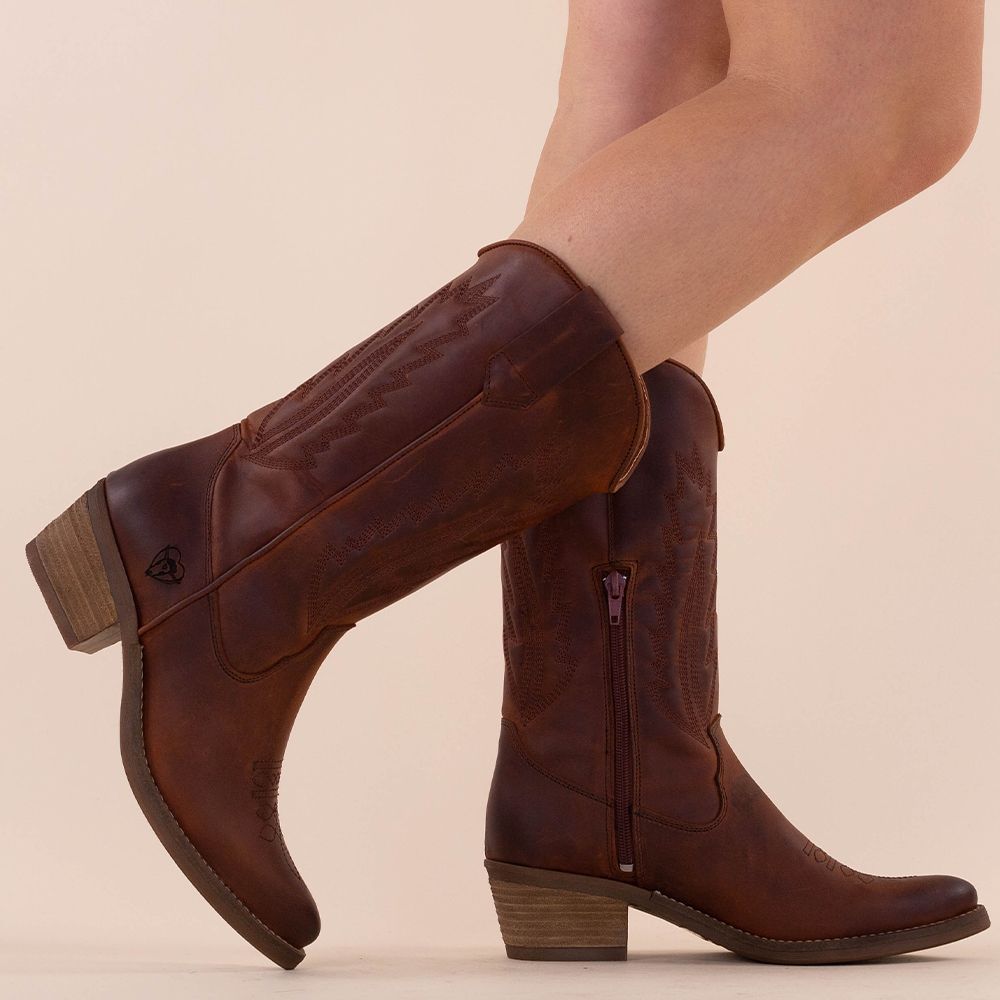 La Pintura boots Varsy Chela bruin