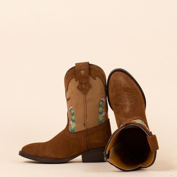 Moonrise Bree kids cowboy boots cactus