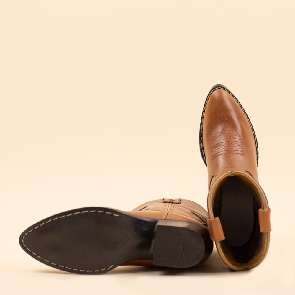 Moonrise cowboylaarsjes MR8558 Cognac Bow
