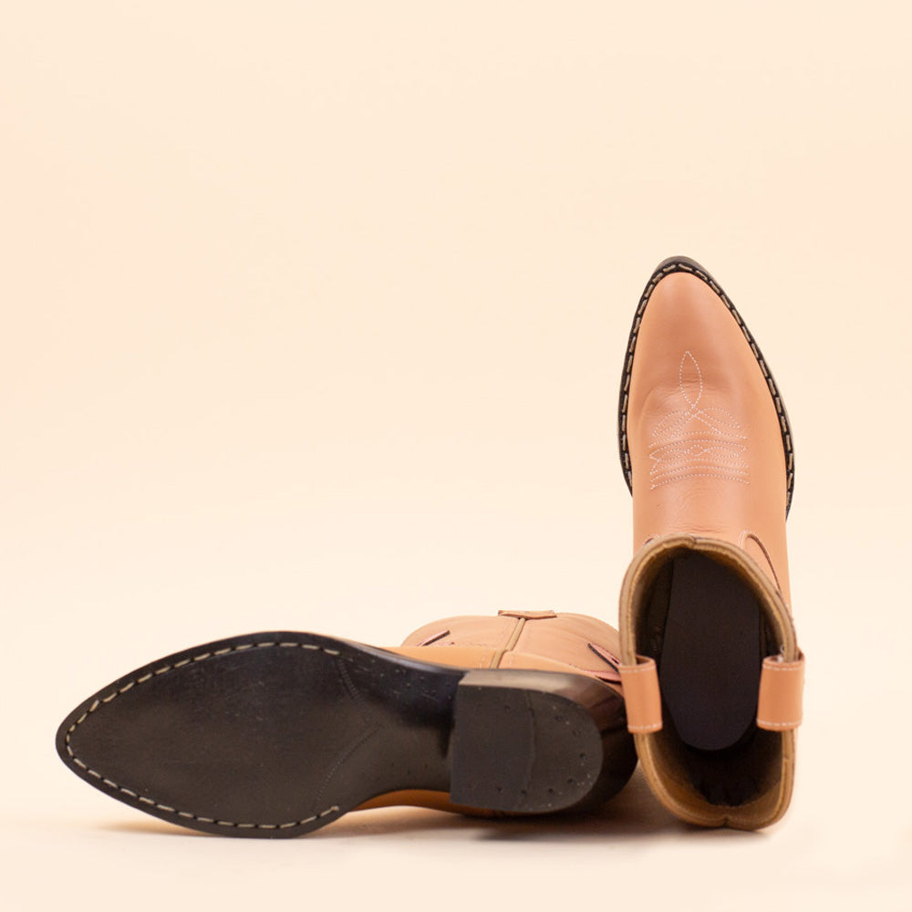 Moonrise cowboylaarsjes MR8559 Soft Pink Bow