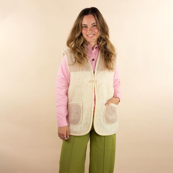 Wool bodywarmer ladies Danica wood