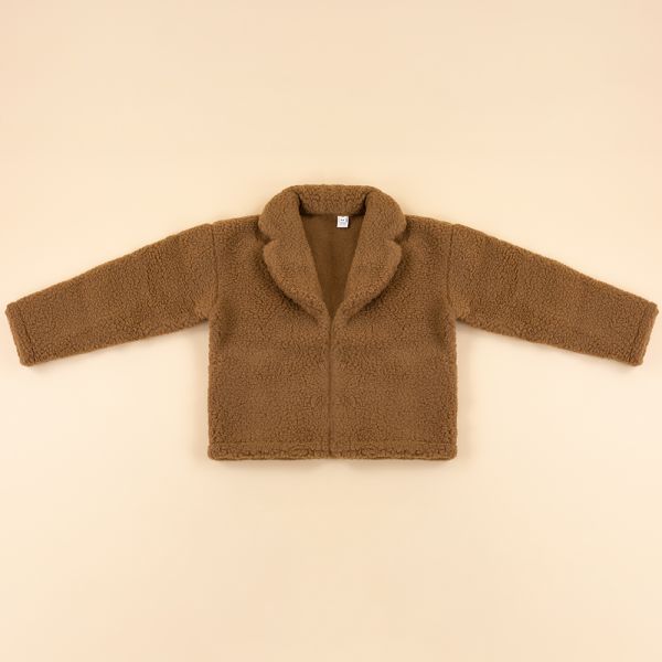 *SALE* Wollen dames jas kort bruin