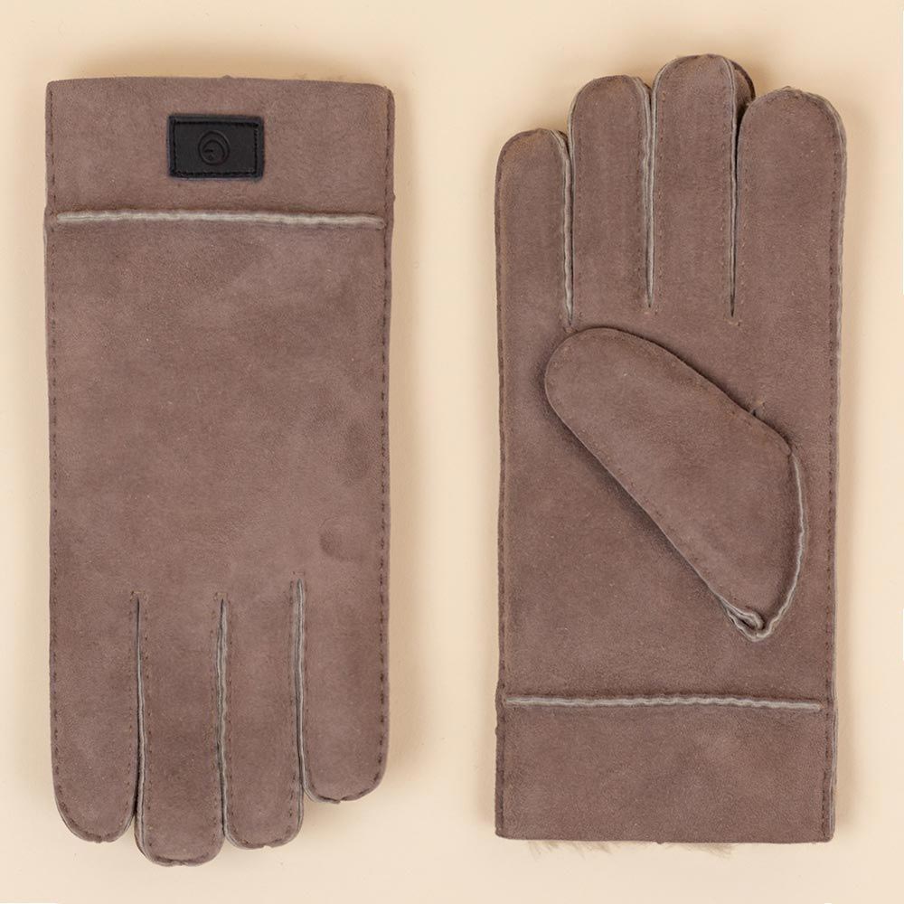 Moonrise heren gevoerde handschoenen Carlisle taupe