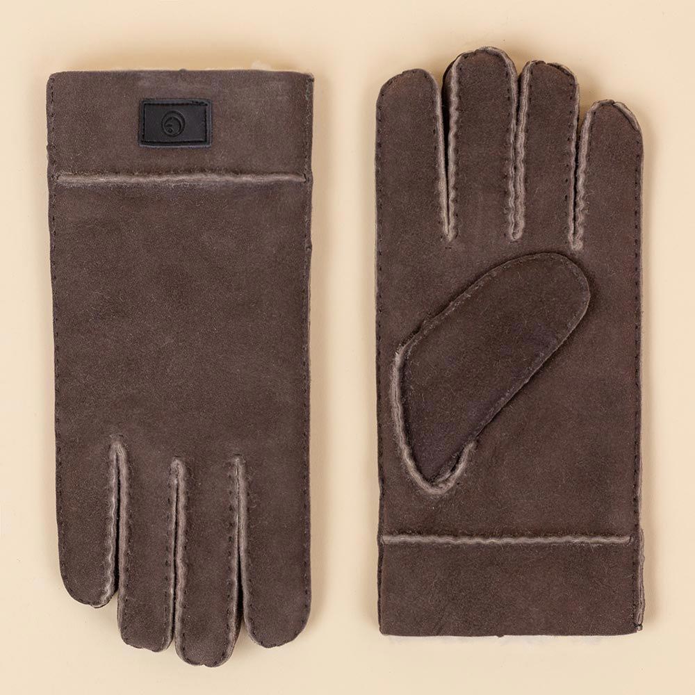 Moonrise heren gevoerde handschoenen Lincoln donkerbruin