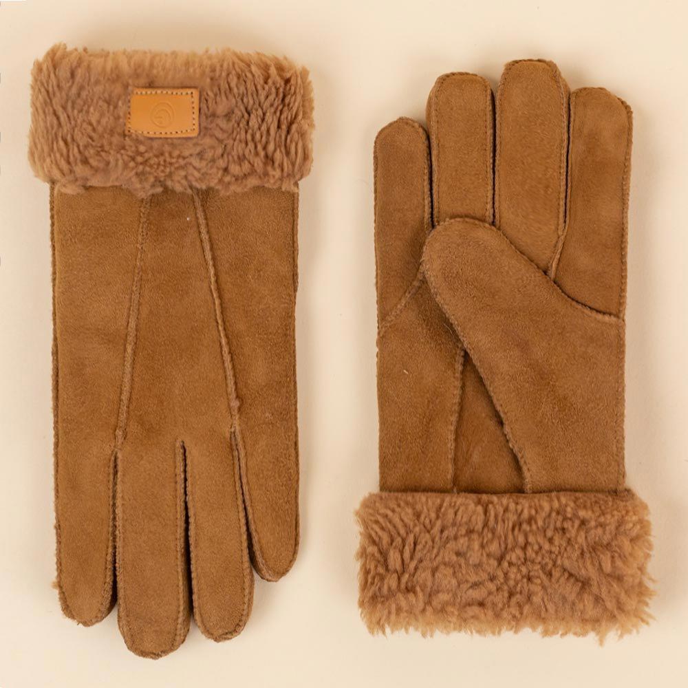 Moonrise gevoerde handschoenen Coventry cognac