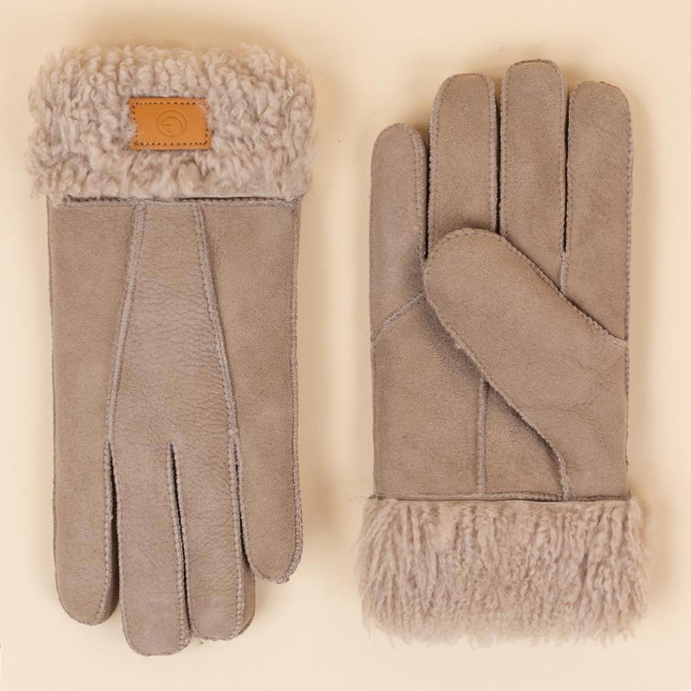 Moonrise gevoerde handschoenen Leicester taupe