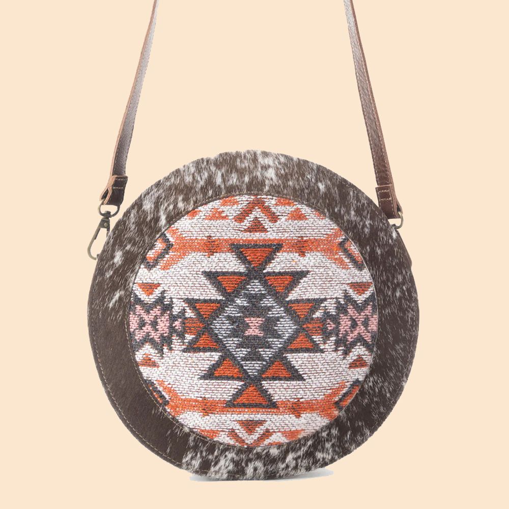 Myra Bag Round Bag Boho Pink
