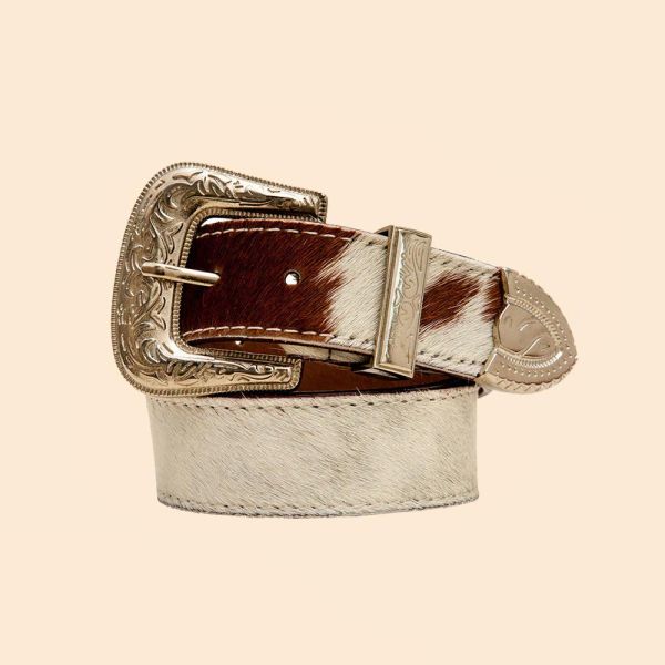 Myra Bag Whoop Hairon Leather Belt Cow