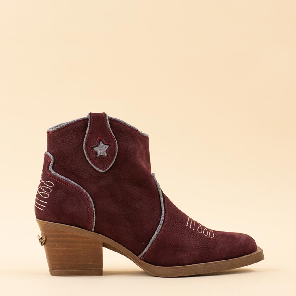 Nemonic 2273 boho boots burdeos
