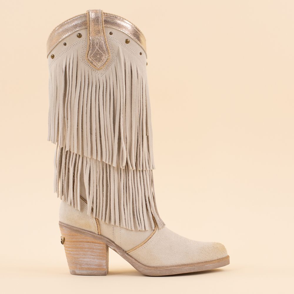 Nemonic 2279 cowboyboots boho fringe Artico