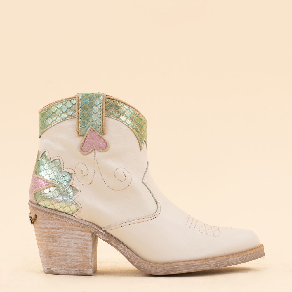 Nemonic 2280 enkellaarsjes offwhite