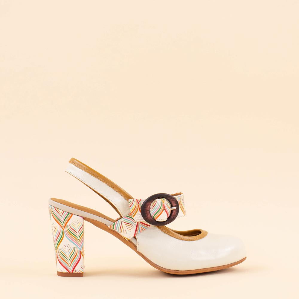 Nemonic 2306 retro shoes beige