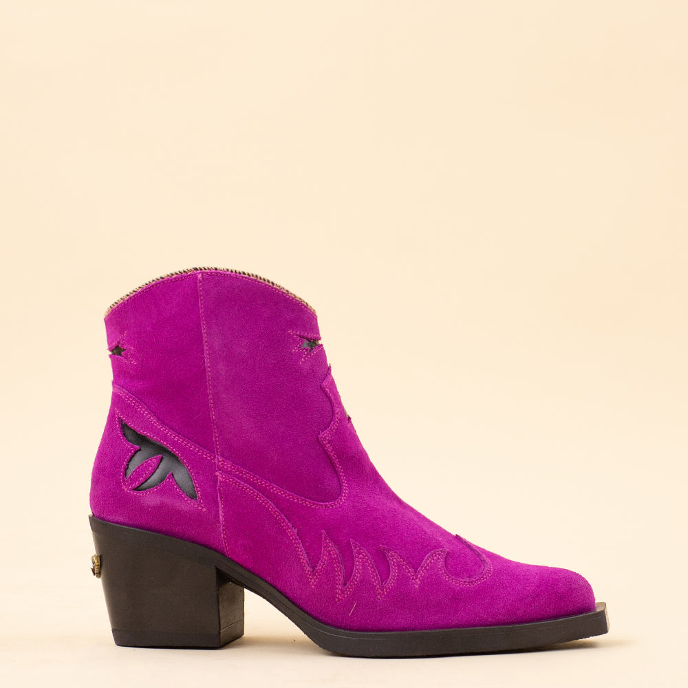 Nemonic 2353 boho boots magenta