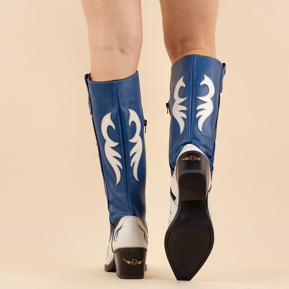 Botas bohemias Nemonic 2354 azules