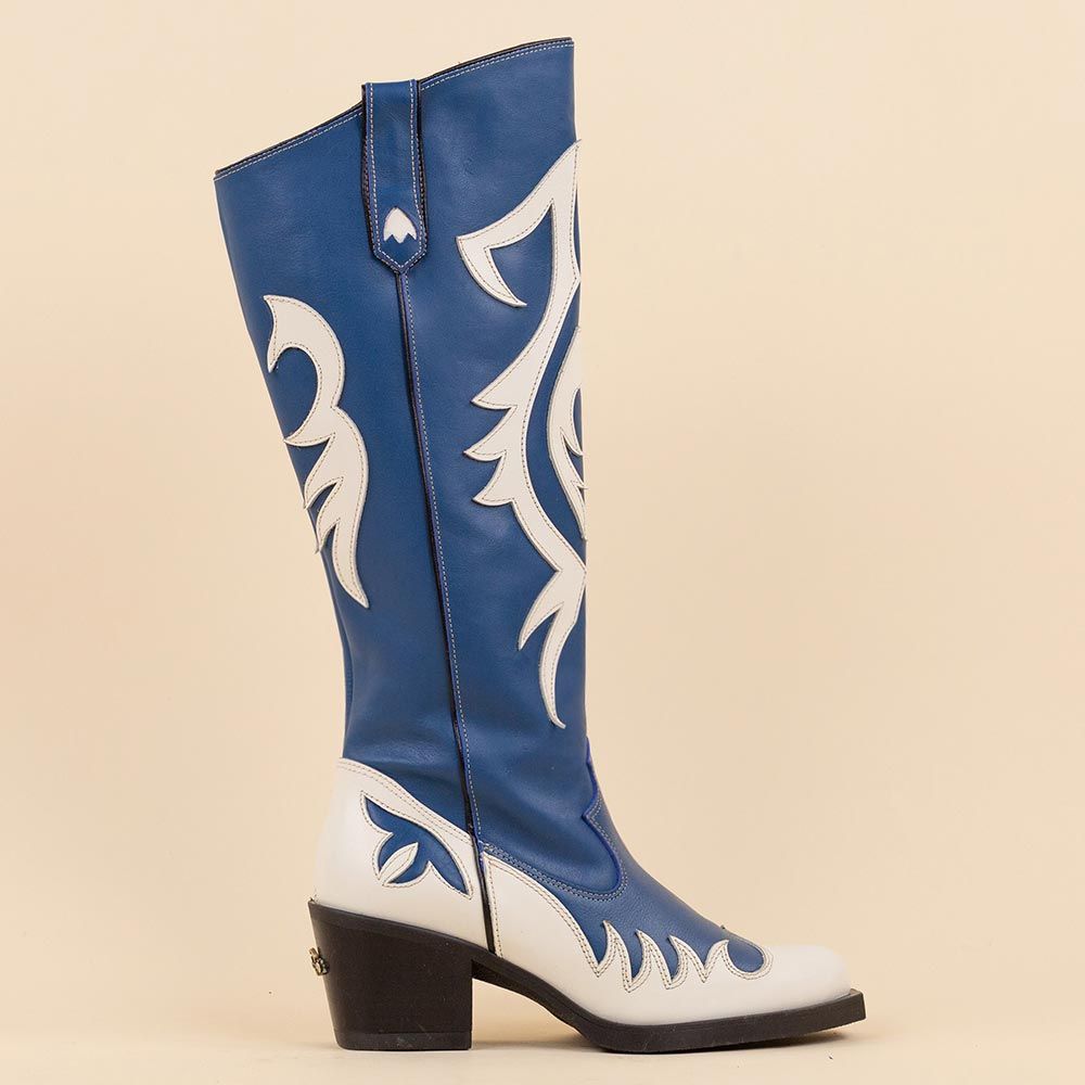 Botas bohemias Nemonic 2354 azules