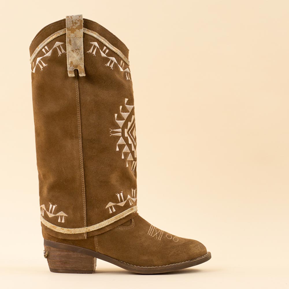 Nemonic 2378 boho boots brown