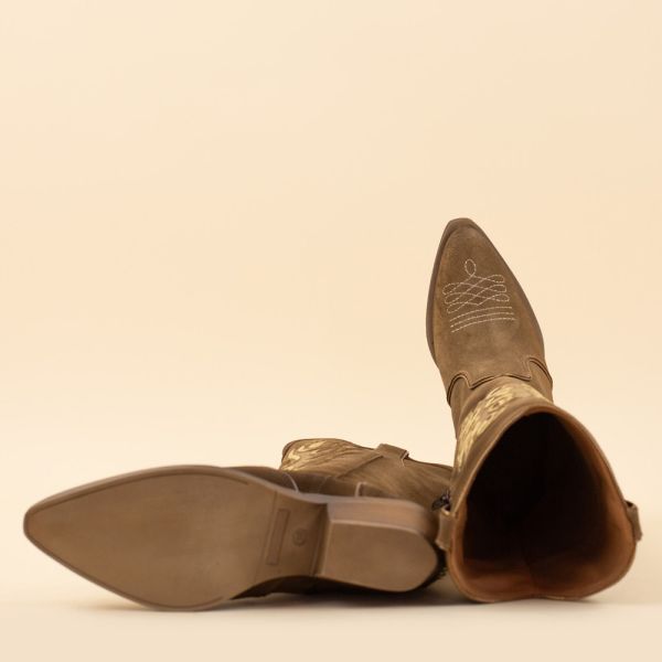 Nemonic boots 2546 Camel