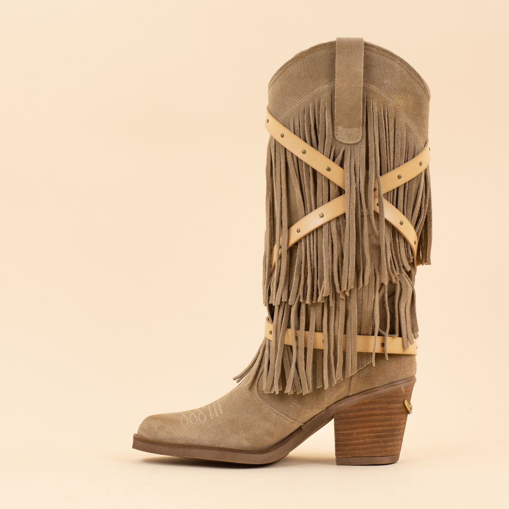 Nemonic fringe boots 2509 Bambi