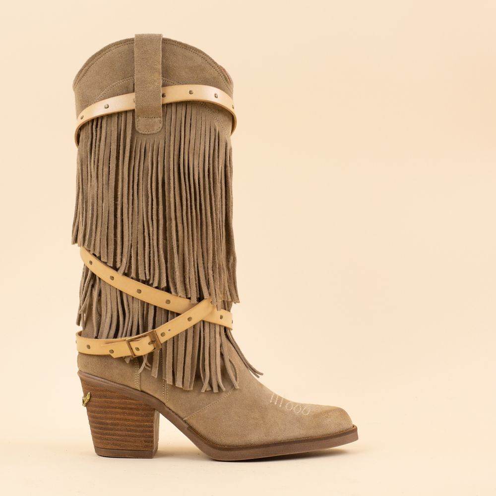 Nemonic fringe boots 2509 Bambi