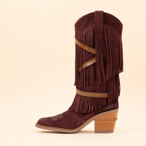 Nemonic fringe boots 2509 Burdeos