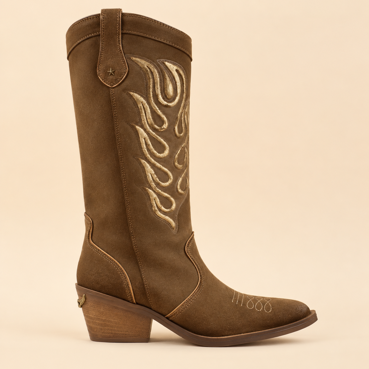 Nemonic boots 2546 Camel