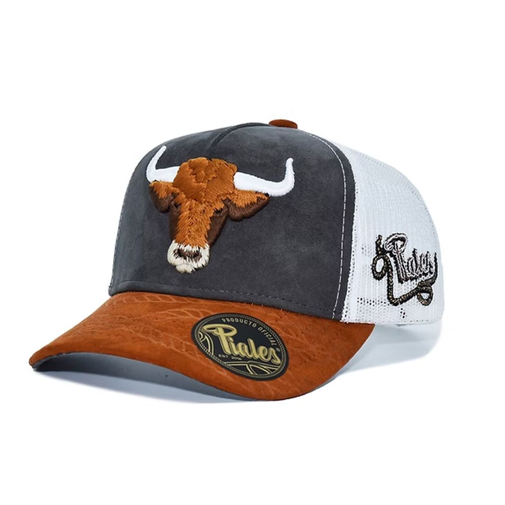 Piales Cap Bull Grey - White