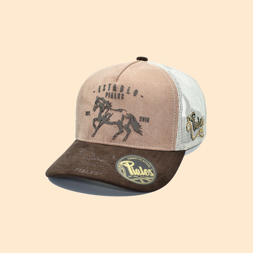 Piales Cap Horse Suede Brown