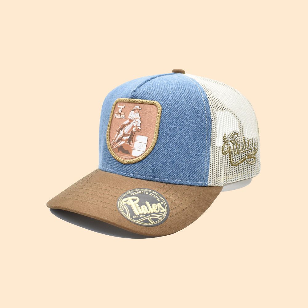 Piales Cap Riding Patch Denim