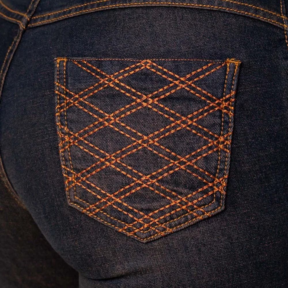 Texas Farm Dames Jeans - Donker Denim