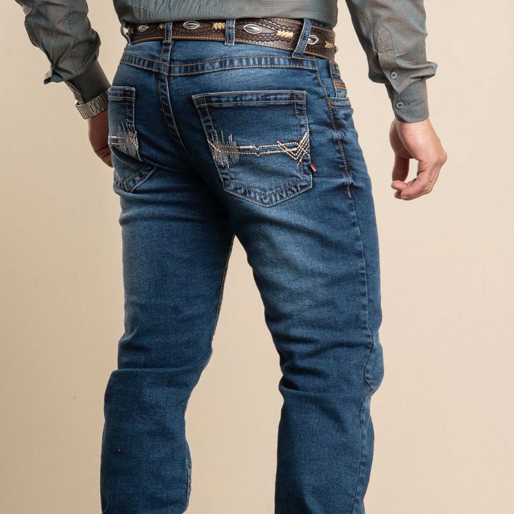 Texas Farm Heren Jeans - Wild Blue