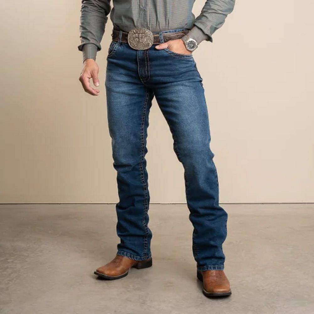 Texas Farm Heren Jeans - Wild Blue