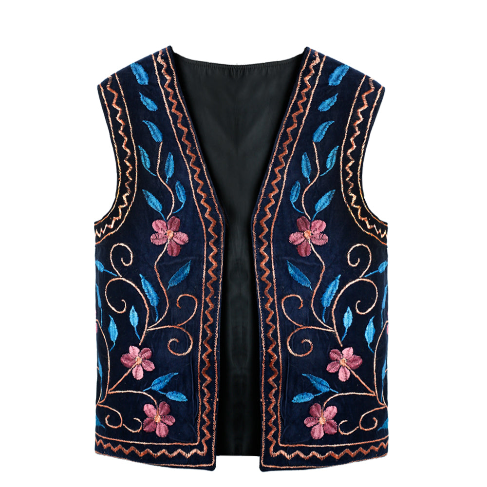 Afghan Waistcoat blue