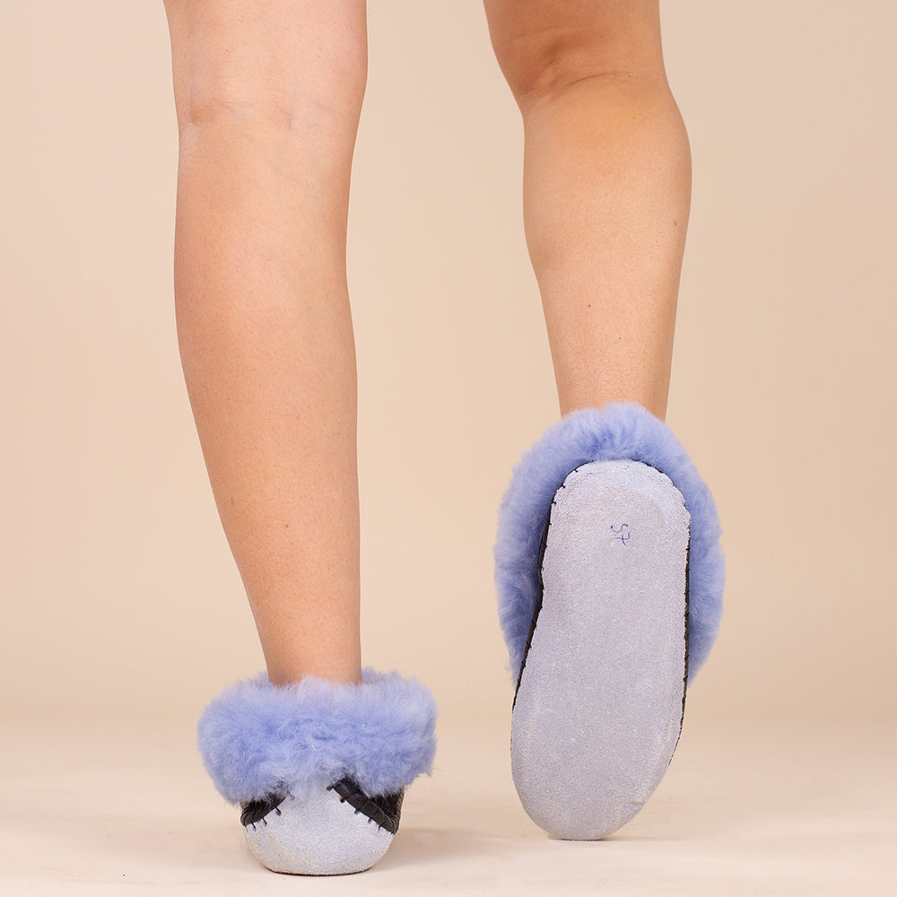 Moonrise ladies sheepskin slippers Dawn