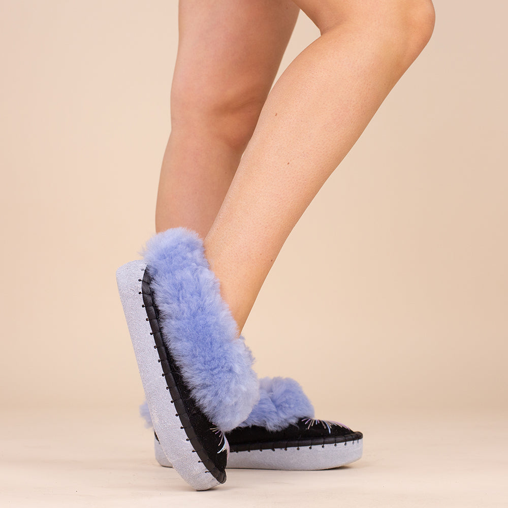 Moonrise ladies sheepskin slippers Dawn