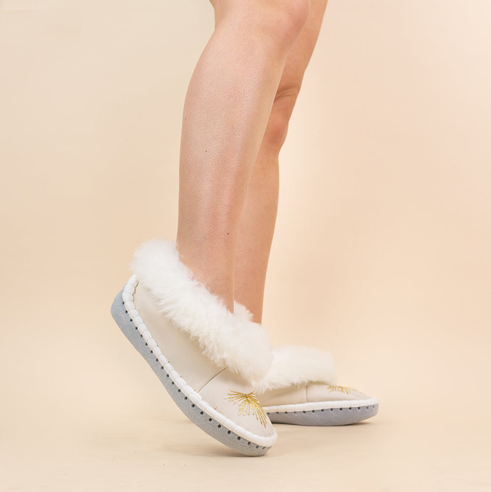 Moonrise ladies sheepskin slippers Skye
